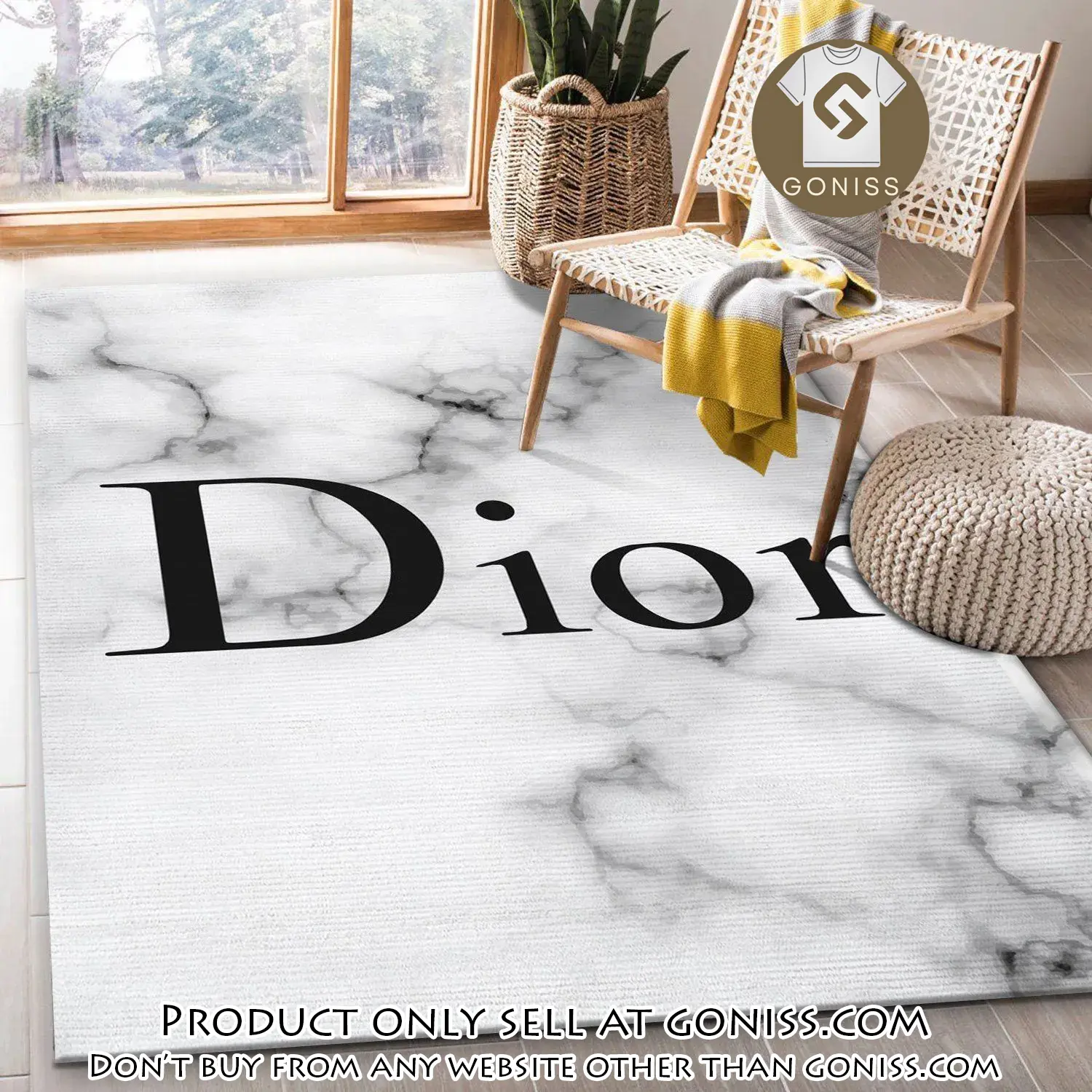 Dior rug living room rug carpet floor decor home decor gn0224956